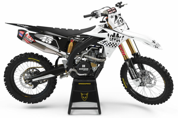 Kit déco motocross Suzuki - Race - Blanc