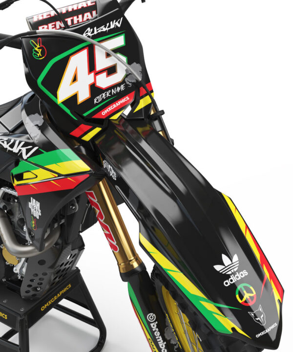 Kit déco motocross Suzuki - Rasta 2