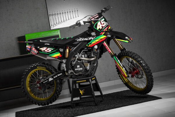 Kit déco motocross Suzuki - Rasta Promo