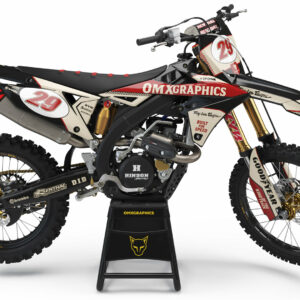 Kit déco motocross Suzuki - Redline - Retro Beige