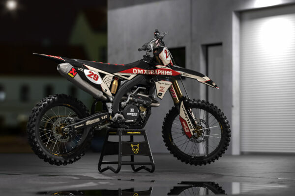 Kit déco motocross Suzuki - Redline - Retro Beige Promo