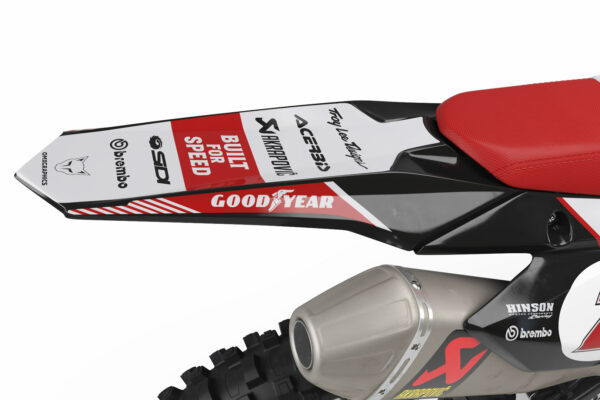 Kit déco motocross Suzuki - Redline - Retro Gris 3
