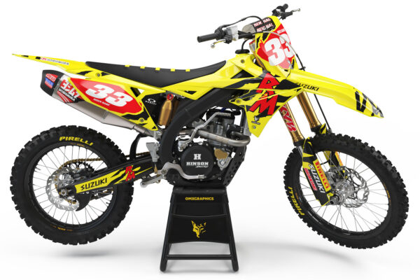 Kit déco motocross Suzuki - Retro