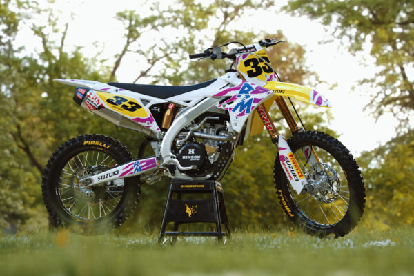 Kit déco motocross Suzuki - Retro 90 Promo