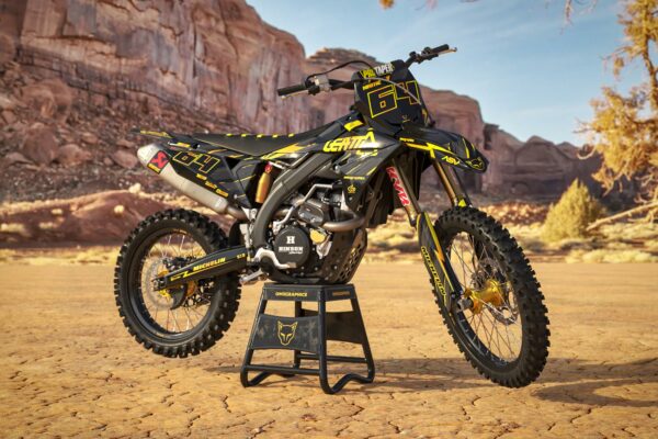 Kit déco motocross Suzuki - Rhyme Jaune Promo