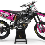 Kit déco motocross Suzuki - Ripcore - Rose