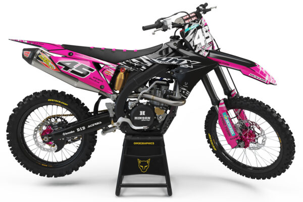 Kit déco motocross Suzuki - Ripcore - Rose