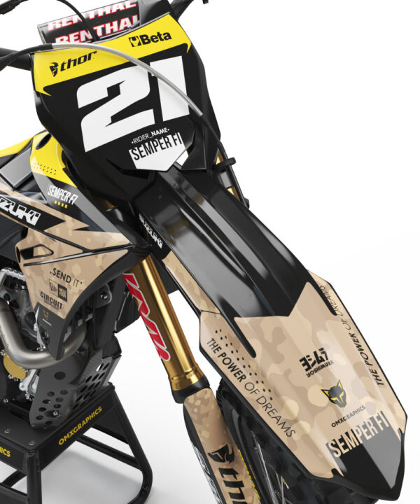 Kit déco motocross Suzuki - Semper Fi 2