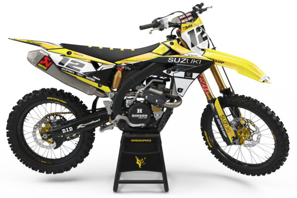 Kit déco motocross Suzuki - Shade - Jaune