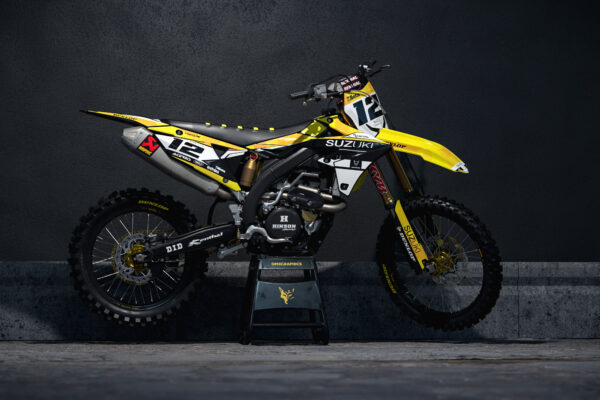 Kit déco motocross Suzuki - Shade - Jaune Promo