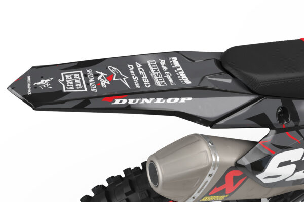 Kit déco motocross Suzuki - Siberian - Rouge 3