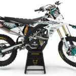 Kit déco motocross Suzuki - Sleek - Blanc