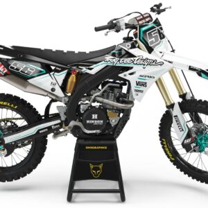 Kit déco motocross Suzuki - Sleek - Blanc