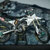 Kit déco motocross Suzuki - Sleek - Blanc Promo