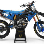 Kit déco motocross Suzuki - Smash - Bleu