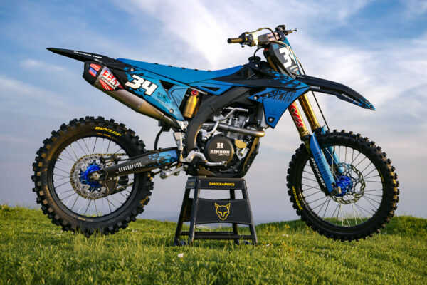 Kit déco motocross Suzuki - Smash - Bleu Promo