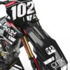Kit déco motocross Suzuki - Split - Noir 2