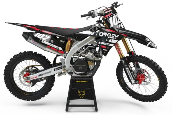 Kit déco motocross Suzuki - Split - Noir