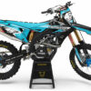 Kit déco motocross Suzuki - Stealth - Bleu
