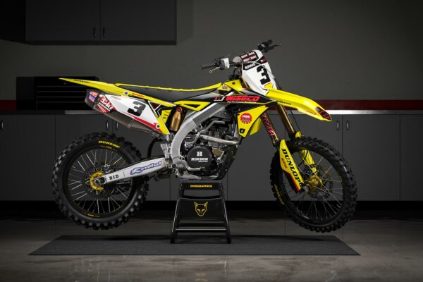 Kit déco motocross Suzuki - Stock Promo