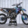 Kit déco motocross Suzuki - Syndicate - Bleu Promo