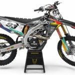 Kit déco motocross Suzuki - Team - Gris