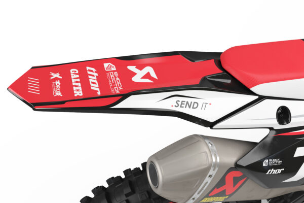 Kit déco motocross Suzuki - Thunder - Rouge 3