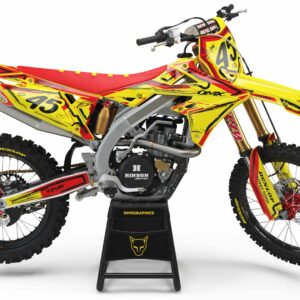 Kit déco motocross Suzuki - Toon - Jaune