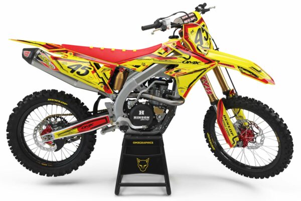 Kit déco motocross Suzuki - Toon - Jaune