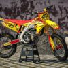 Kit déco motocross Suzuki - Toon - Jaune Promo