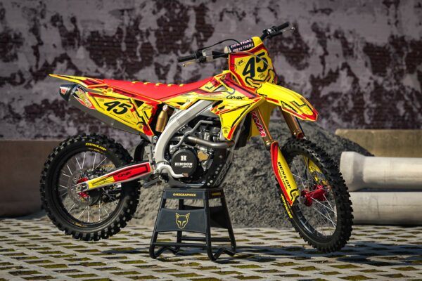 Kit déco motocross Suzuki - Toon - Jaune Promo