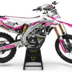 Kit déco motocross Suzuki - Trace - Rose