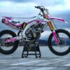Kit déco motocross Suzuki - Trace - Rose Promo