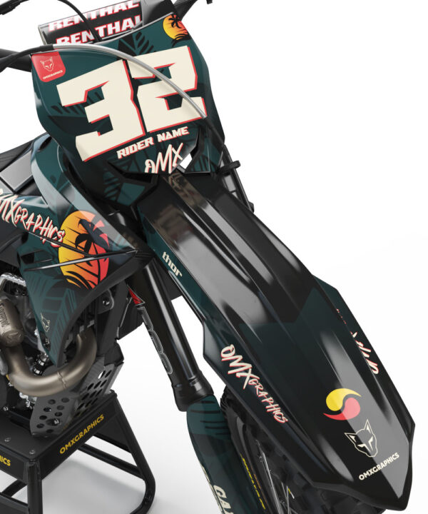 Kit déco motocross Suzuki - Tropical 2
