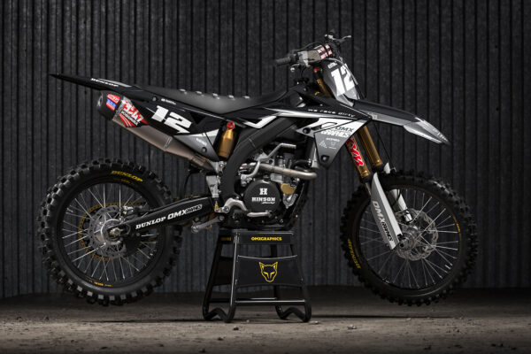 Kit déco motocross Suzuki - Vendetta - Gris Promo