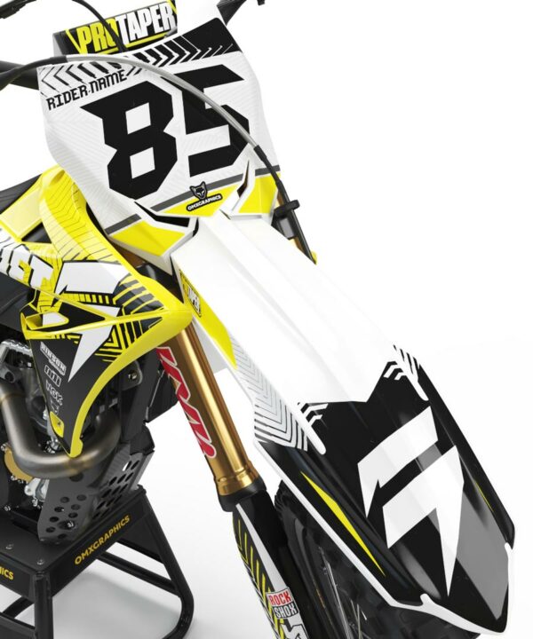 Kit déco motocross Suzuki - Voltage - Noir 2