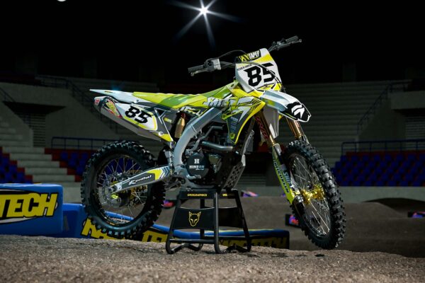 Kit déco motocross Suzuki - Voltage Promo