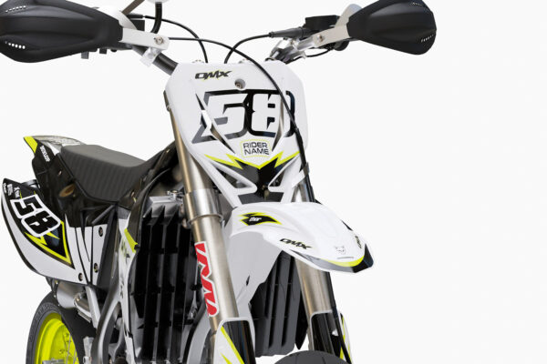 Kit déco motocross TM Racing - Enigma - Jaune 2