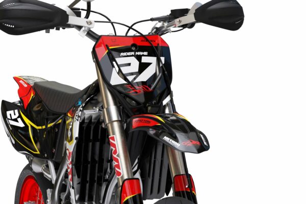 Kit déco motocross TM Racing - Fury - Rouge 2