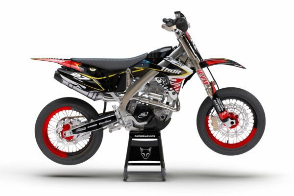 Kit déco motocross TM Racing - Fury - Rouge