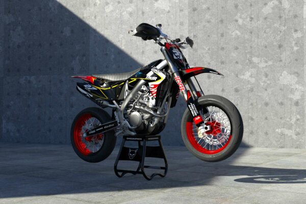 Kit déco motocross TM Racing - Fury - Rouge Promo