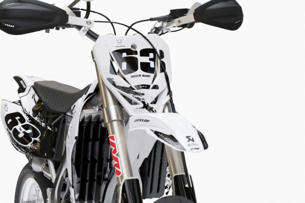 Kit déco motocross TM Racing - Hangout - Blanc 2