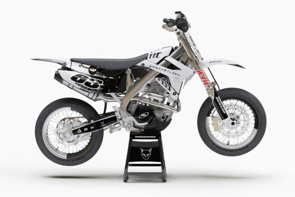 Kit déco motocross TM Racing - Hangout - Blanc