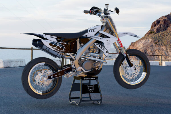 Kit déco motocross TM Racing - Hangout - Blanc Promo