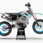 Kit déco motocross TM Racing - Hangout - Bleu