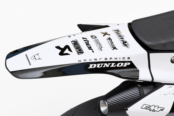 Kit déco motocross TM Racing - Hangout - Bleu 3