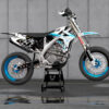 Kit déco motocross TM Racing - Hangout - Bleu Promo