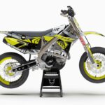 Kit déco motocross TM Racing - Katana - Jaune