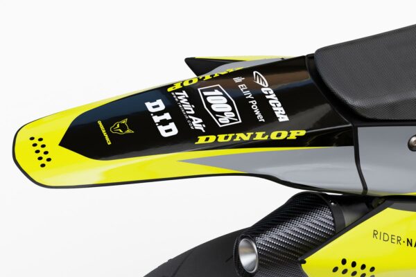 Kit déco motocross TM Racing - Katana - Jaune 3