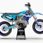 Kit déco motocross TM Racing - Local - Bleu